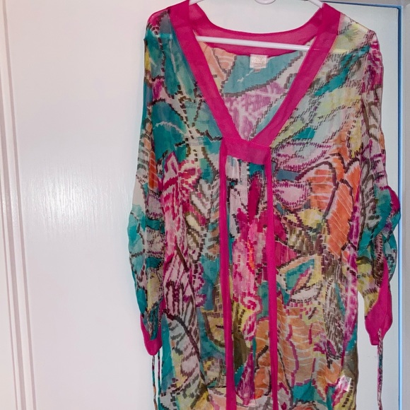 Milly Cabana Designer Swim Cover Up - Picture 2 of 4